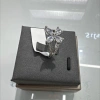 القشرة الصغرى 2024 نوع جديد الموضة Han Ban الخواتم 💍 المد والجزر (جينجام الطلاء الكهربي المنفجرة الفقرة الخاتم details Picture